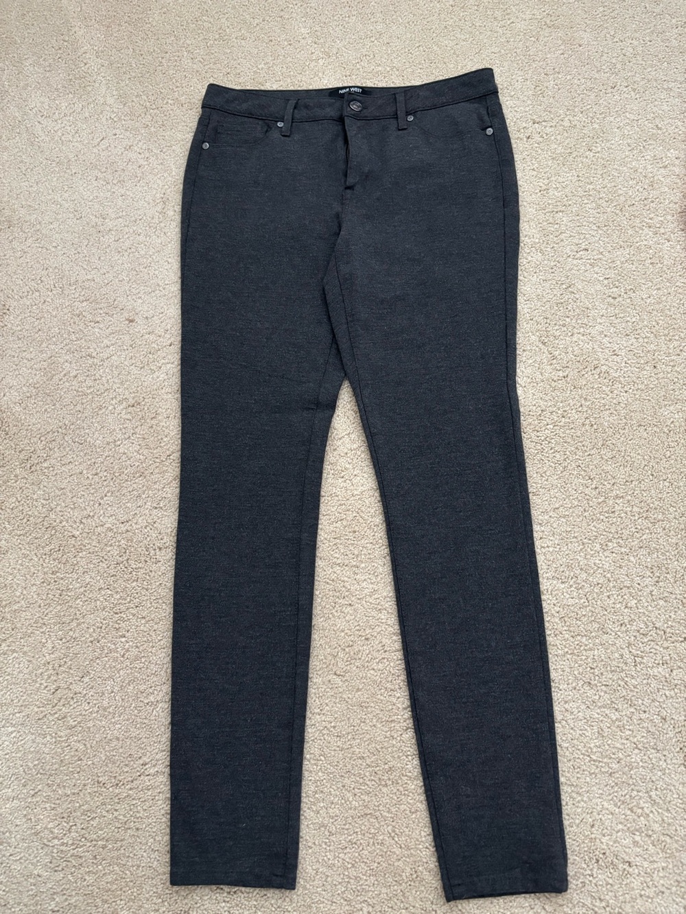 Nine West Women's Skinny Jeans in Charcoal Gray